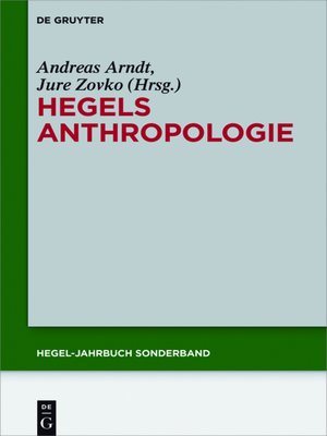 cover image of Hegels Anthropologie